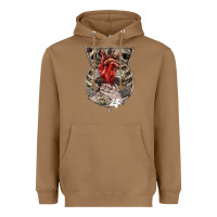 Toasted Coconut Flower Skeleton Heavyweight Hoodie - RanaPortraitStore