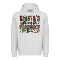 Dove Grey santa's favorite pharmacy tech Premium Hoodie - Jasminsmagicworld