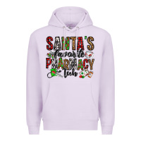 Lilac santa's favorite pharmacy tech Premium Hoodie - Jasminsmagicworld