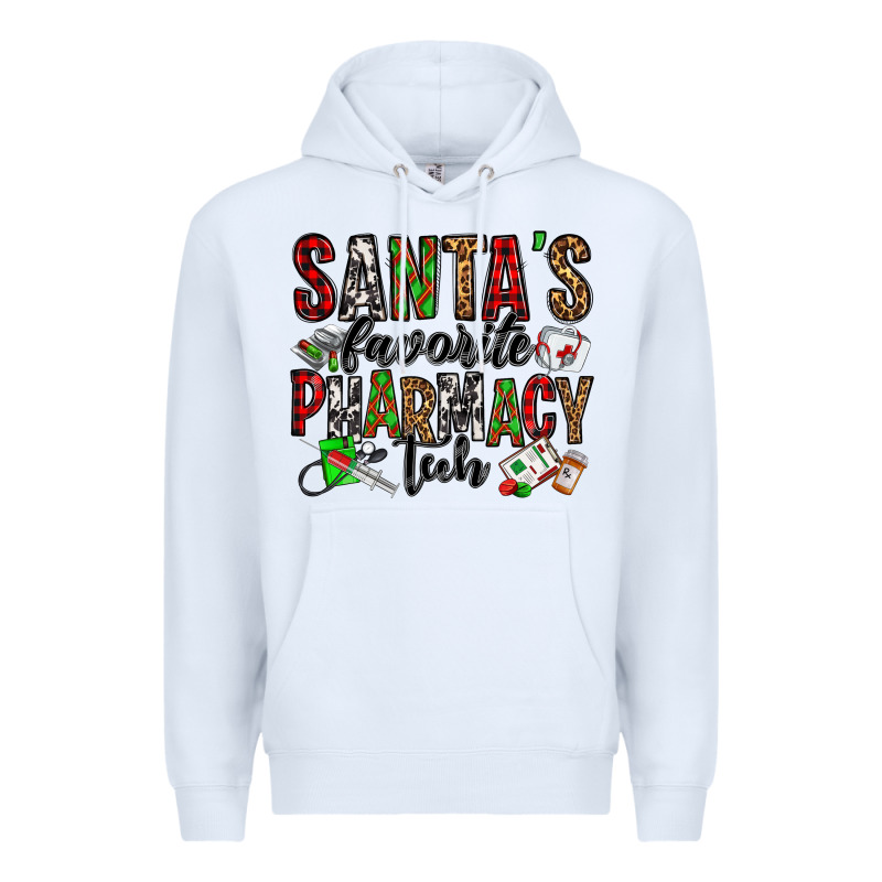 Santa's Favorite Pharmacy Tech Premium Hoodie by Jasminsmagicworld | Teevron