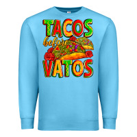 Ocean Blue tacos before vatos Premium Sweatshirt - Zillion Design Studio