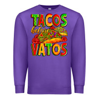 Purple tacos before vatos Premium Sweatshirt - Zillion Design Studio