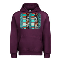 Serape Leopard Cowhide  Brushstroke Urban Hoodie | Teevron