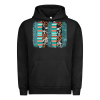 Pigment Black serape leopard cowhide  brushstroke Urban Hoodie - AdoDesignShop