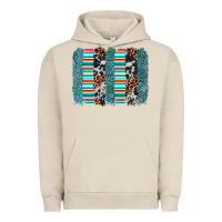 Pigment French Oak serape leopard cowhide  brushstroke Urban Hoodie - AdoDesignShop