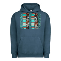 Pigment Midnight Navy serape leopard cowhide  brushstroke Urban Hoodie - AdoDesignShop