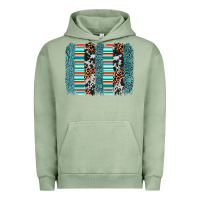 Pigment Oil Green serape leopard cowhide  brushstroke Urban Hoodie - AdoDesignShop