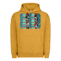 Pigment Peanut Butter serape leopard cowhide  brushstroke Urban Hoodie - AdoDesignShop