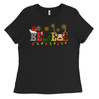 Black christmas believe Ladies Tee - BarkalooDesign