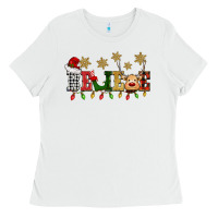 White christmas believe Ladies Tee - BarkalooDesign
