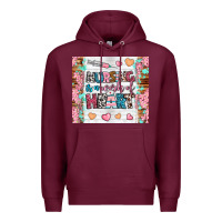 Burgundy nursing is a work of heart tumbler Premium Hoodie - BundleAndBundleShop
