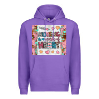 Purple nursing is a work of heart tumbler Premium Hoodie - BundleAndBundleShop