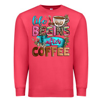 Cardinal life begins after coffee Premium Sweatshirt - Zillion Design Studio