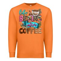 Carrot life begins after coffee Premium Sweatshirt - Zillion Design Studio