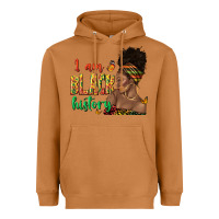 Meerkat i am black history afro black woman juneteenth Heavyweight Hoodie - texasbilliewilder
