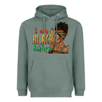 Sage i am black history afro black woman juneteenth Heavyweight Hoodie - texasbilliewilder