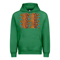 Emerald leopard gemstone brushstroke Urban Hoodie - AdoDesignShop