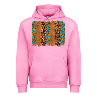 Fuchsia Pink leopard gemstone brushstroke Urban Hoodie - AdoDesignShop