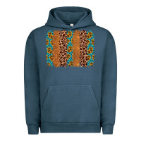 Pigment Midnight Navy leopard gemstone brushstroke Urban Hoodie - AdoDesignShop