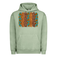 Pigment Oil Green leopard gemstone brushstroke Urban Hoodie - AdoDesignShop