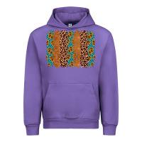 Tulip leopard gemstone brushstroke Urban Hoodie - AdoDesignShop
