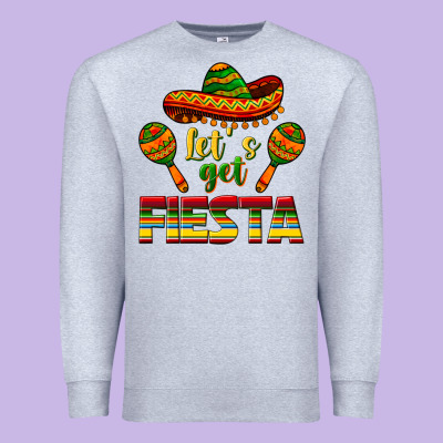 Let's Get Fiesta Premium Sweatshirt Designed By Texasbilliewilder
