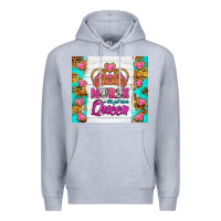 Heather Grey nurse a title just above queen tumbler Premium Hoodie - BundleAndBundleShop