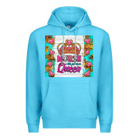 Ocean Blue nurse a title just above queen tumbler Premium Hoodie - BundleAndBundleShop