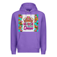 Purple nurse a title just above queen tumbler Premium Hoodie - BundleAndBundleShop