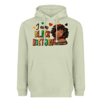 Matcha i am black history afro girl Heavyweight Hoodie - texasbilliewilder