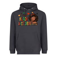 Smoke i am black history afro girl Heavyweight Hoodie - texasbilliewilder