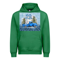 Emerald hello winter snowman truck Urban Hoodie - AdoDesignShop