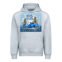 Heather Grey hello winter snowman truck Urban Hoodie - AdoDesignShop