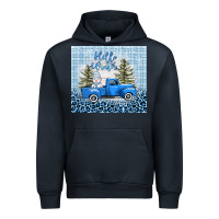 Navy hello winter snowman truck Urban Hoodie - AdoDesignShop