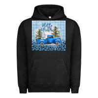 Pigment Black hello winter snowman truck Urban Hoodie - AdoDesignShop
