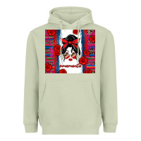 Matcha mamacita serape Heavyweight Hoodie - Zillion Design Studio
