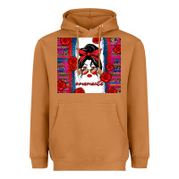 Meerkat mamacita serape Heavyweight Hoodie - Zillion Design Studio