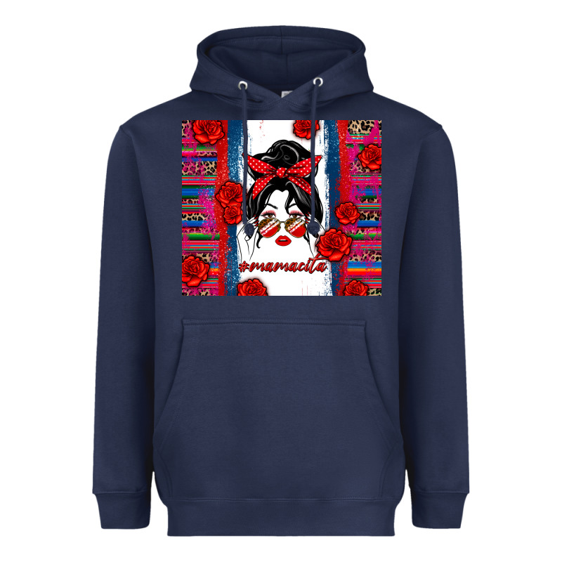 Mamacita Serape Heavyweight Hoodie by Zillion Design Studio | Teevron
