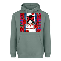Sage mamacita serape Heavyweight Hoodie - Zillion Design Studio