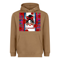 Toasted Coconut mamacita serape Heavyweight Hoodie - Zillion Design Studio