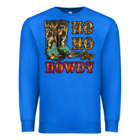 True Royal christmas cowboy boots ho ho howdy Premium Sweatshirt - RanaPortraitStore