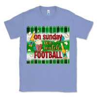 Colony Blue on sunday we watch football tumbler Classic Tee - BundleAndBundleShop