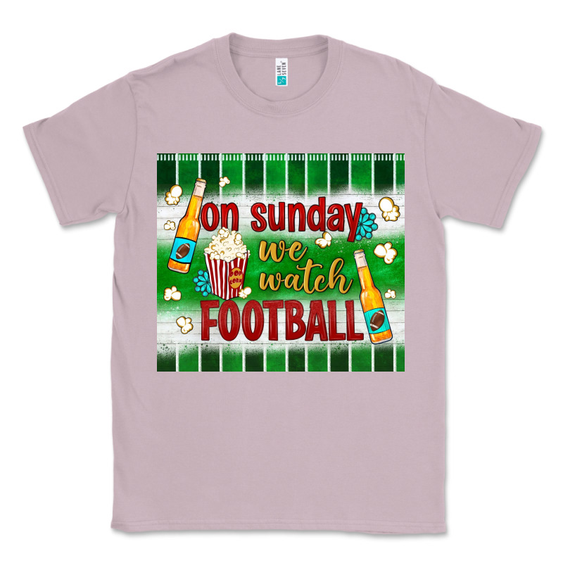 On Sunday We Watch Football Tumbler Classic Tee by BundleAndBundleShop | Teevron