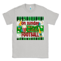 Moon Dust on sunday we watch football tumbler Classic Tee - BundleAndBundleShop