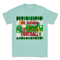 Seafoam on sunday we watch football tumbler Classic Tee - BundleAndBundleShop
