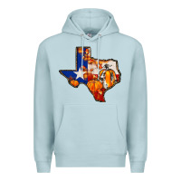 Blue Mist texas map fall Premium Hoodie - JahusDesignShop