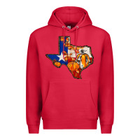 Cardinal texas map fall Premium Hoodie - JahusDesignShop