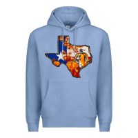 Colony Blue texas map fall Premium Hoodie - JahusDesignShop