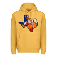 Mustard texas map fall Premium Hoodie - JahusDesignShop