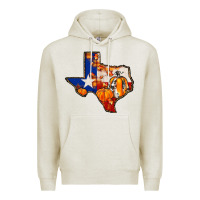 Oatmeal Heather texas map fall Premium Hoodie - JahusDesignShop